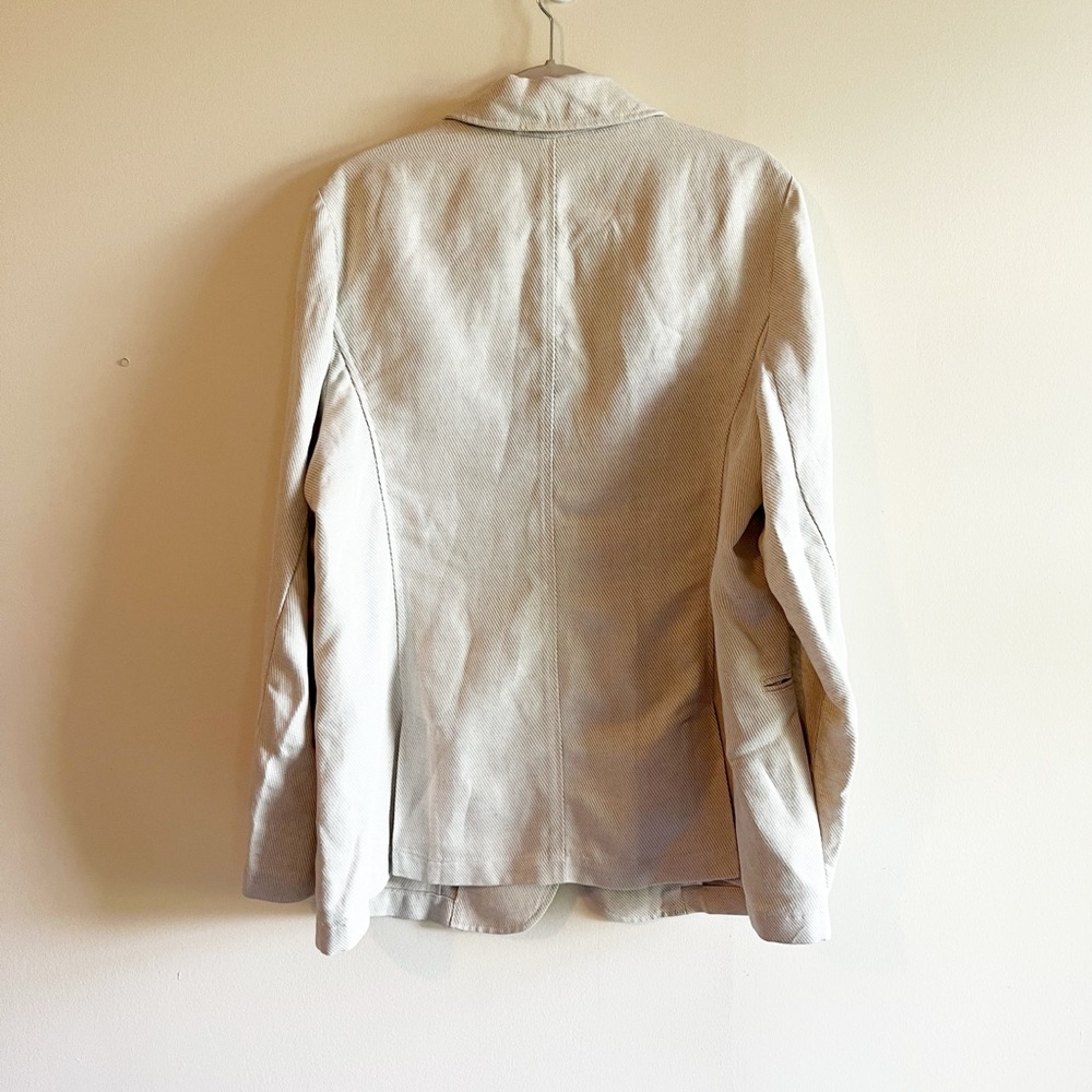 Like New Peruvian Connection Belda Linen Blend Blazer Sz 14 - Picture 5 of 8